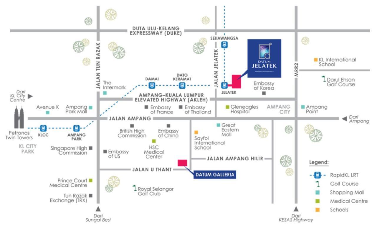 Datum Jelatek Sky Klcc, Five Senses Kuala Lumpur